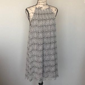 Lush Midi Lined Paisley Halter Dress Sz S
